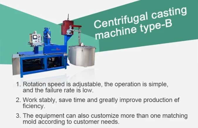 Single-station Automatic Vertical Centrifugal Casting Machine picture2